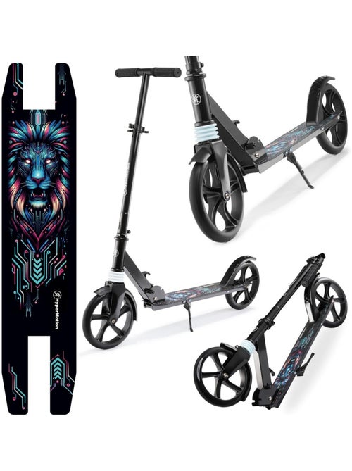 Trottinette 2 roues pliable enfants ados roues 200 mm avec suspension – HyperMotion - Kiabi