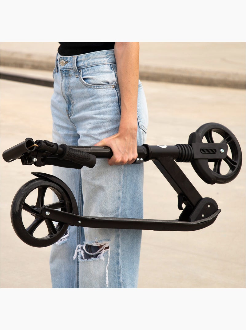 Trottinette 2 roues pliable et réglable evo Noir - Kiabi