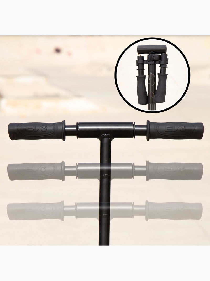 Trottinette 2 roues pliable et réglable evo Noir - Kiabi