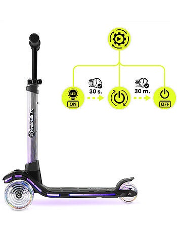 Trottinette 3 Roues HyperMotion BECKY LED dès 3 ans