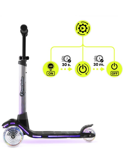 Trottinette 3 roues hypermotion becky led dès 3 ans - Kiabi Trottinette 3 roues hypermotion becky led dès 3 ans - Kiabi