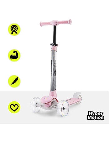 Trottinette 3 Roues HyperMotion BECKY LED dès 3 ans