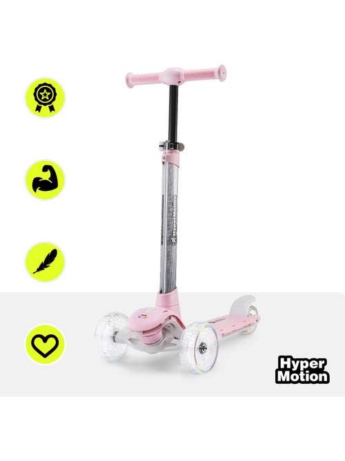 Trottinette 3 roues hypermotion becky led dès 3 ans - Kiabi Trottinette 3 roues hypermotion becky led dès 3 ans - Kiabi