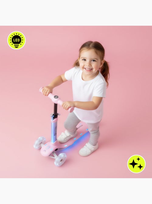 Trottinette 3 roues hypermotion becky led dès 3 ans - Kiabi Trottinette 3 roues hypermotion becky led dès 3 ans - Kiabi