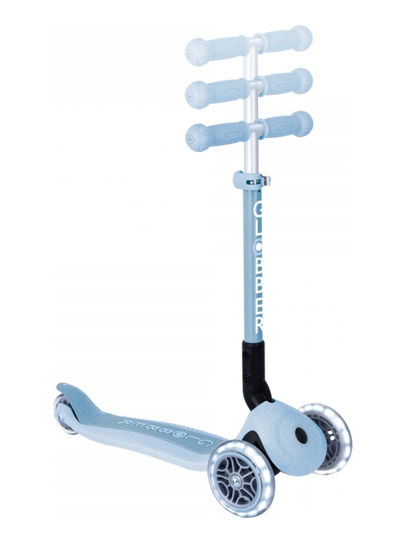 Trottinette 3 roues JUNIOR FOLDABLE LIGHTS ECOLOGIC Bleu ciel - Kiabi
