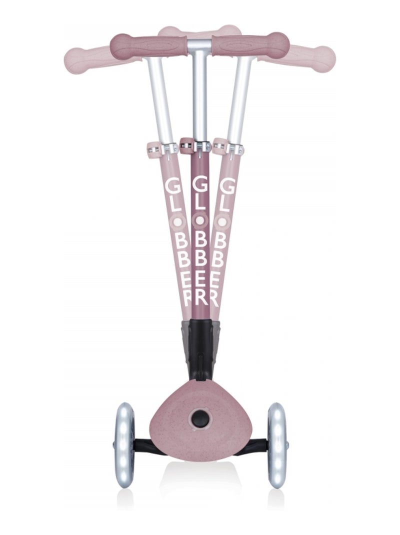Trottinette 3 roues JUNIOR FOLDABLE LIGHTS ECOLOGIC Rose parme - Kiabi