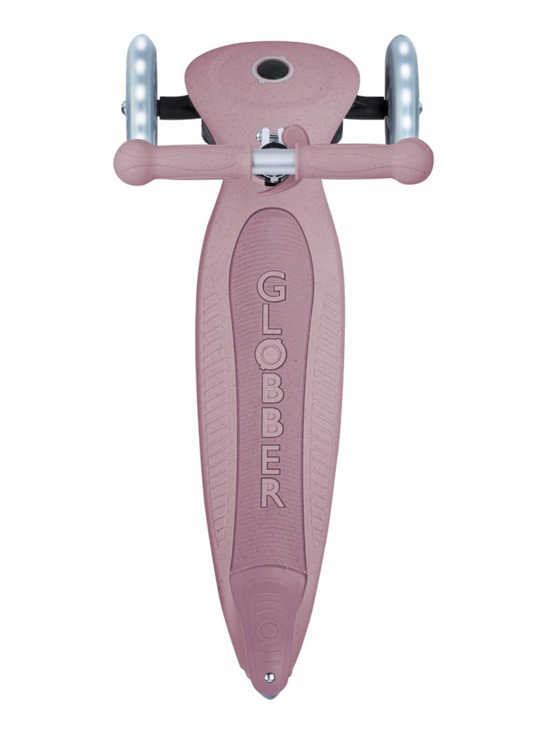 Trottinette 3 roues JUNIOR FOLDABLE LIGHTS ECOLOGIC Rose parme - Kiabi