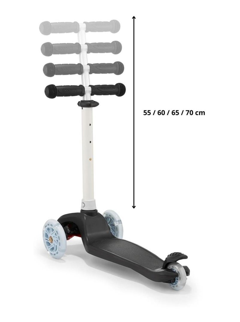 Trottinette 3 roues lumineuses LED réglable 50kg HyperMotion N/A - Kiabi