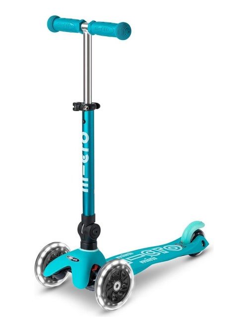 Trottinette 3 roues mini 'micro' deluxe aqua pliable led - Kiabi