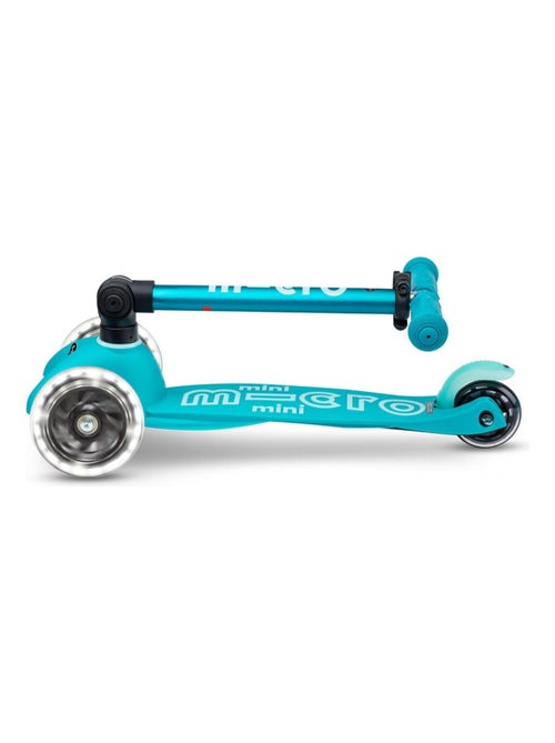 Trottinette 3 roues mini 'micro' deluxe aqua pliable led - Kiabi