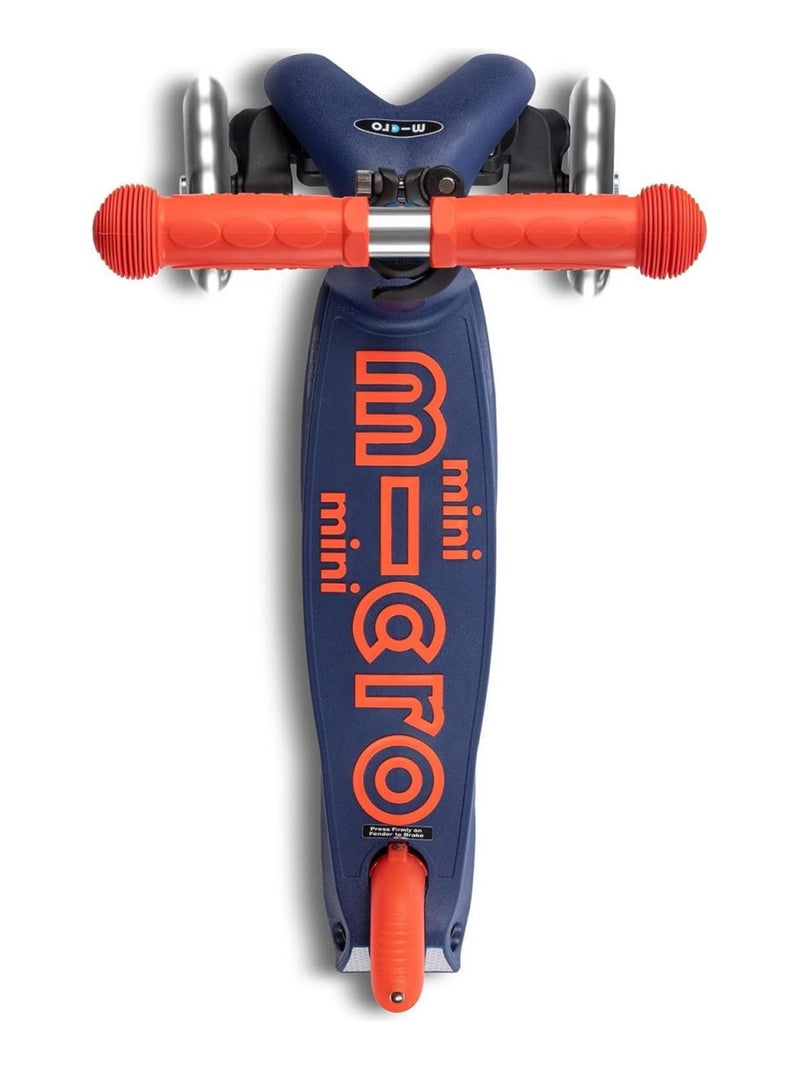 Trottinette 3 Roues Mini 'Micro' Deluxe Pliable LED Orange - Kiabi