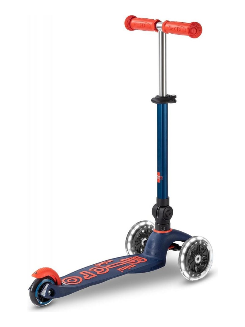 Trottinette 3 Roues Mini 'Micro' Deluxe Pliable LED Orange - Kiabi