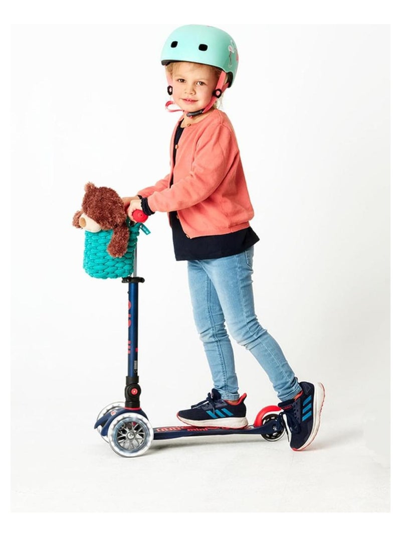 Trottinette 3 Roues Mini 'Micro' Deluxe Pliable LED Orange - Kiabi