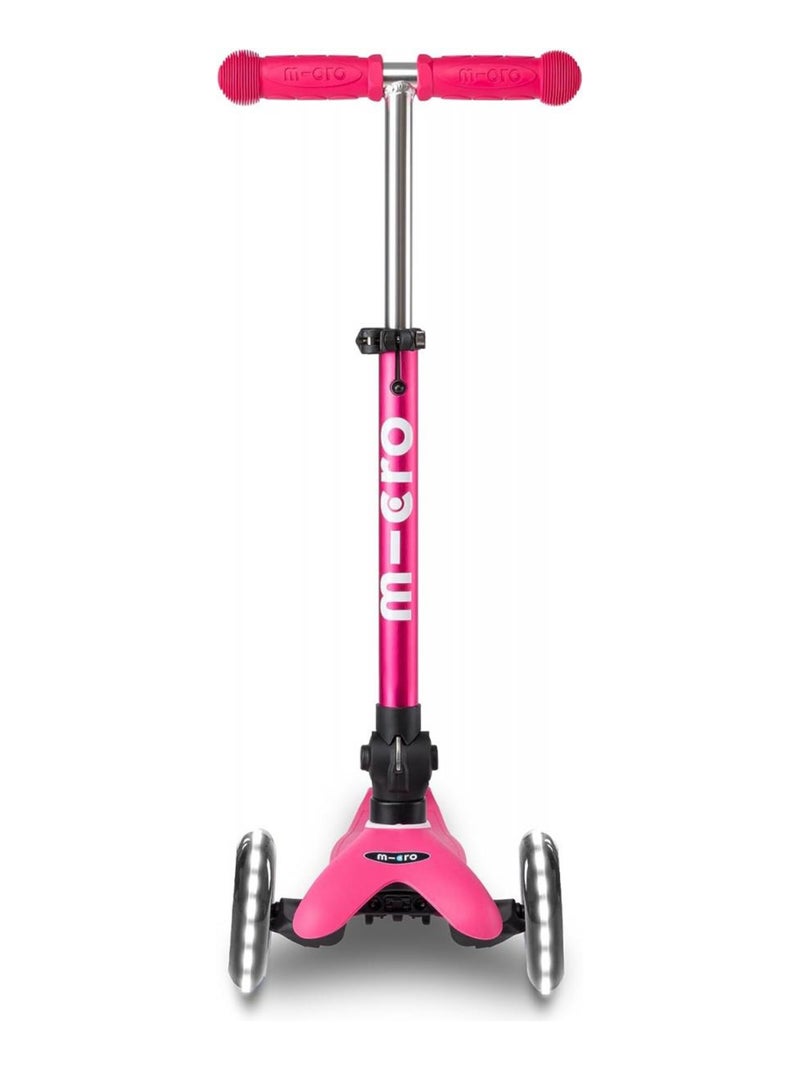 Trottinette 3 Roues Mini 'Micro' Deluxe Pliable LED Rose - Kiabi
