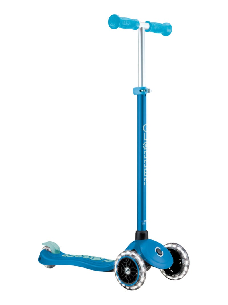 Trottinette 3 roues PRIMO PLUS GLOW LIGHTS Bleu pétrole - Kiabi