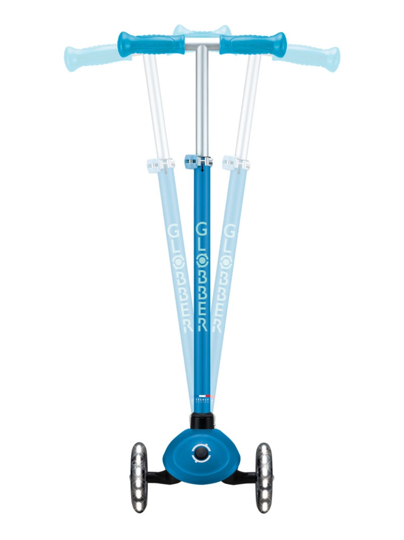 Trottinette 3 roues PRIMO PLUS GLOW LIGHTS Bleu pétrole - Kiabi