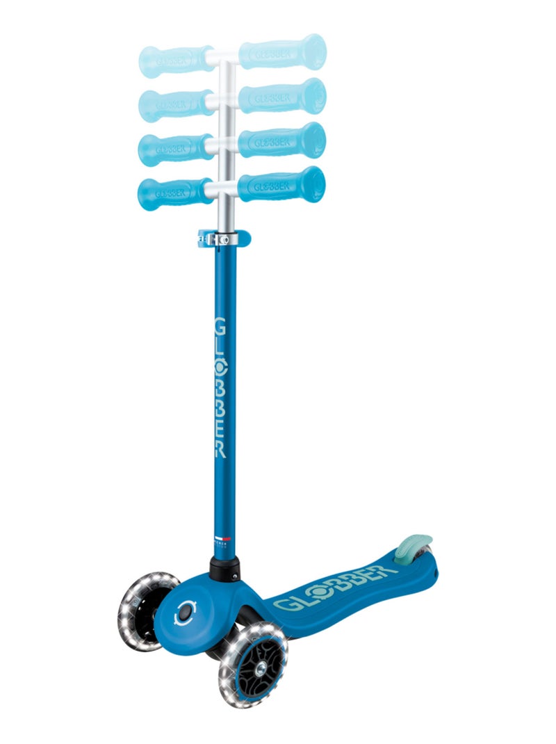 Trottinette 3 roues PRIMO PLUS GLOW LIGHTS Bleu pétrole - Kiabi