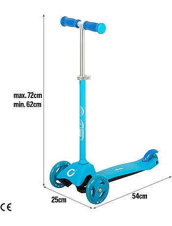 Trottinette réglable à 3 roues evo