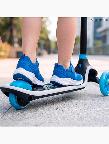 Trottinette à 3 roues avec lumières +3 ans - evo