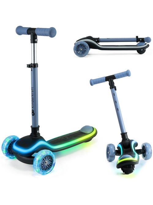 Trottinette à trois roues avec lumières led pour enfant - Kiabi Trottinette à trois roues avec lumières led pour enfant - Kiabi