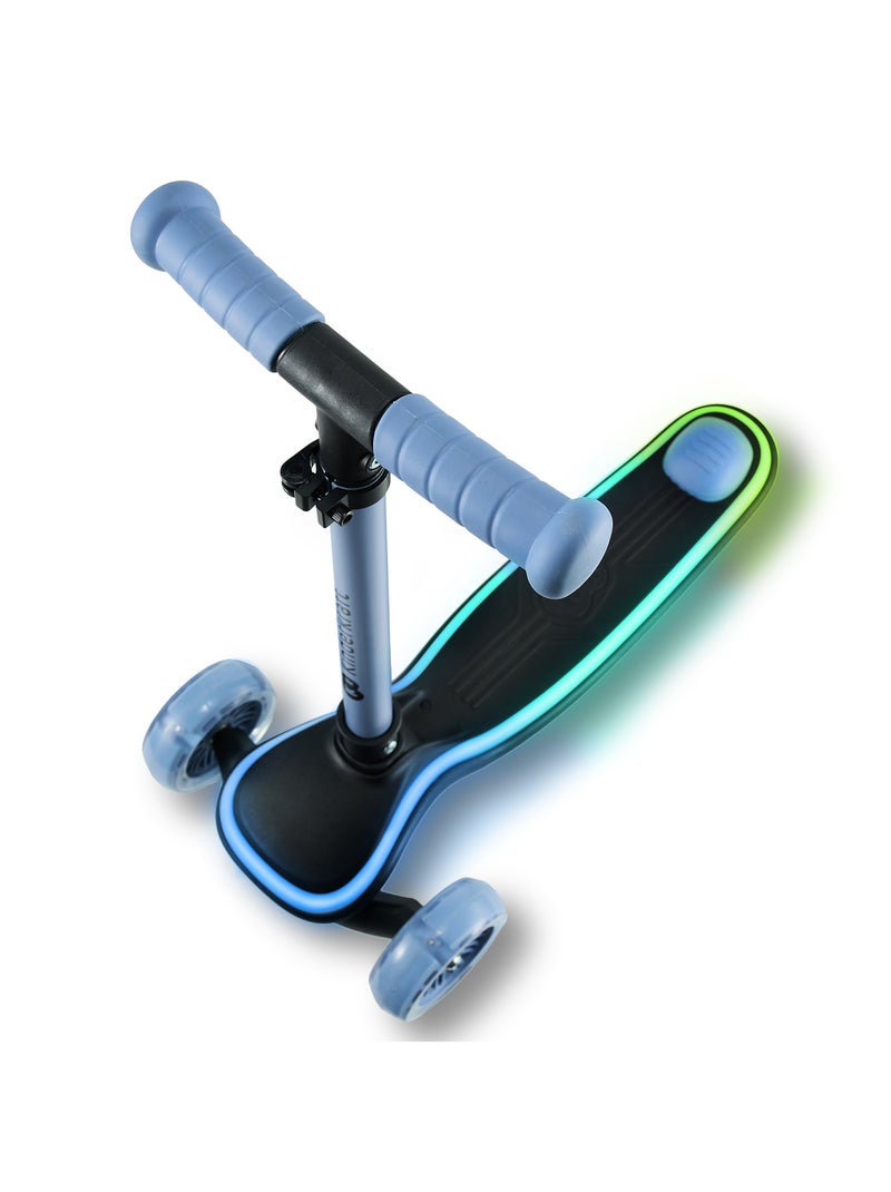 Trottinette à trois roues avec lumières led pour enfant Bleu - Kiabi