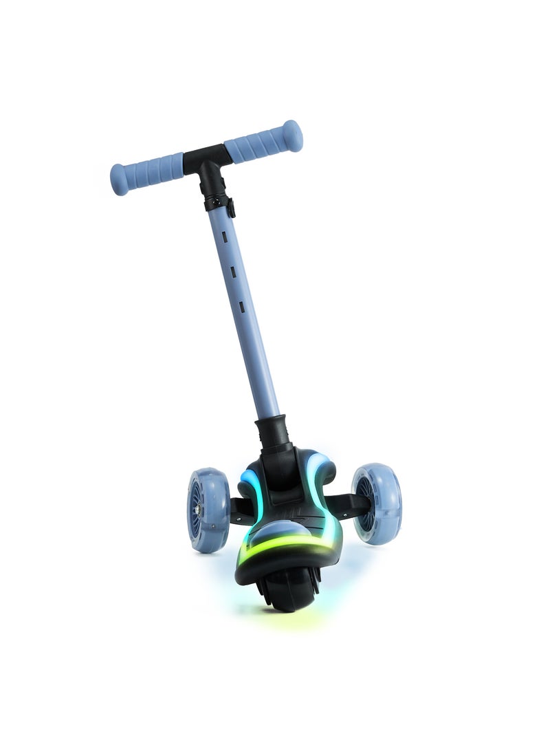 Trottinette à trois roues avec lumières led pour enfant Bleu - Kiabi