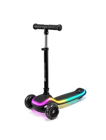 Trottinette à trois roues avec lumières led pour enfant