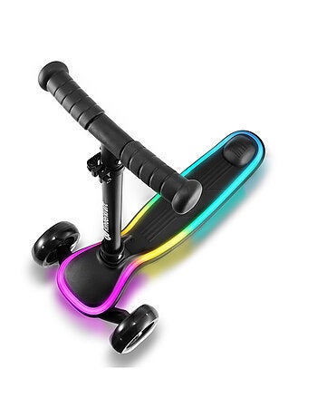 Trottinette à trois roues avec lumières led pour enfant