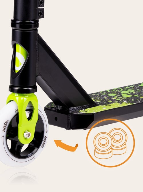 Trottinette acrobatique - LIONELO Whizz - Guidon large - Roulements ABEC-9 - Noir - Kiabi