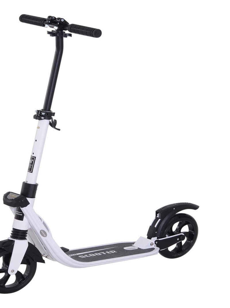 Trottinette adulte pliable alu blanche Blanc - Kiabi