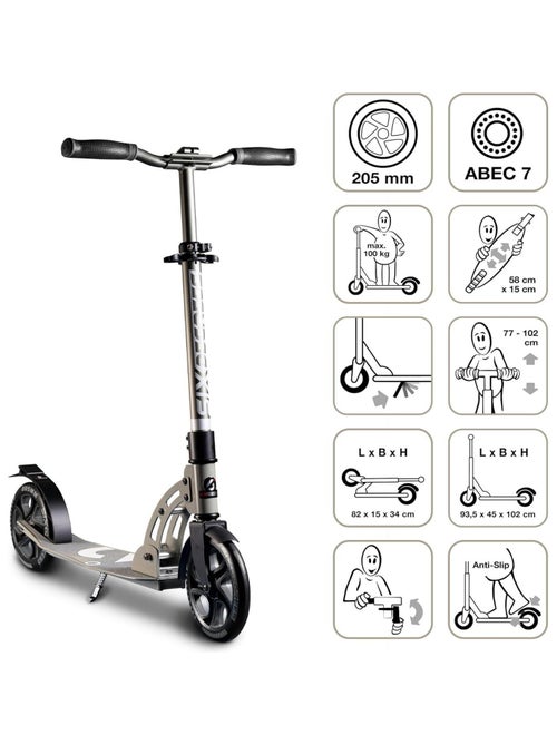 Trottinette aluminium 205 mm - Kiabi
