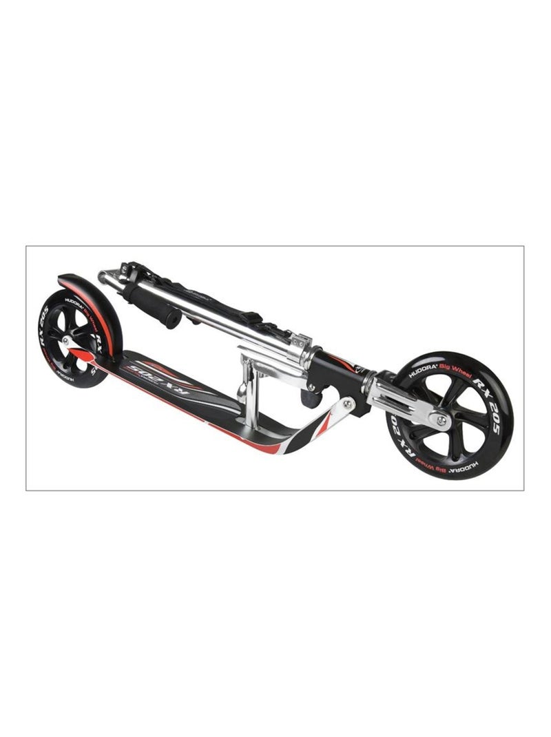 Trottinette Aluminium Big Wheel RX 205. Noir et rouge Argent - Kiabi