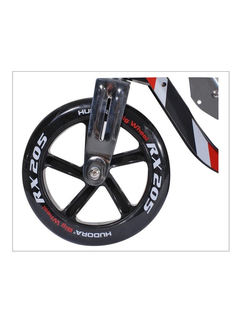 Trottinette Aluminium Big Wheel RX 205. Noir et rouge Argent - Kiabi