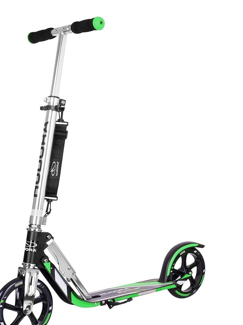 Trottinette Aluminium Big Wheel RX-Pro 205. Noir et vert N/A - Kiabi