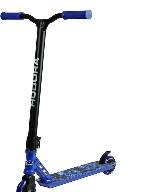 Trottinette de Freeride XQ-12 - bleue déco Tête de mort - Kiabi