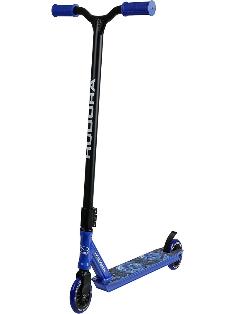 Trottinette de Freeride XQ-12 - bleue déco Tête de mort Noir - Kiabi