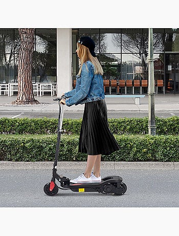 Trottinette électrique 120w pliable réglable enfant 7-14 ans max. 12 km/h