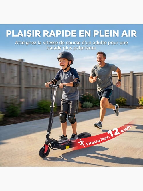 Trottinette électrique 120w pliable réglable enfant 7-14 ans max. 12 km/h - Kiabi Trottinette électrique 120w pliable réglable enfant 7-14 ans max. 12 km/h - Kiabi