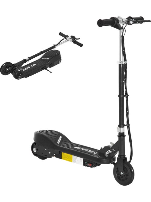 Trottinette électrique 120w pliable réglable enfant 7-14 ans max. 12 km/h noir - Kiabi Trottinette électrique 120w pliable réglable enfant 7-14 ans max. 12 km/h noir - Kiabi