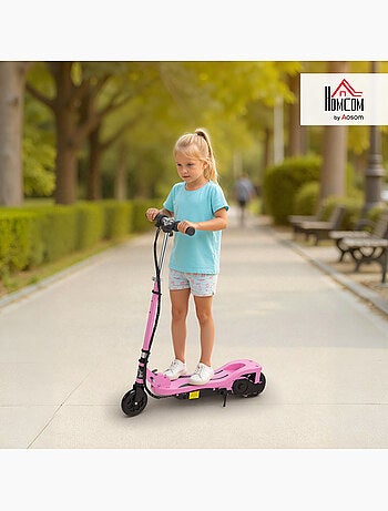 Trottinette électrique 120w pliable réglable enfant 7-14 ans max. 12 km/h