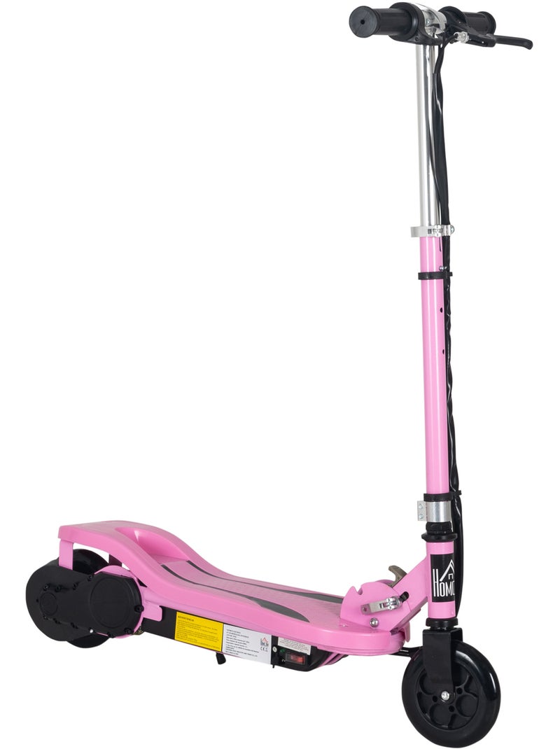 Trottinette électrique 120w pliable réglable enfant 7-14 ans max. 12 km/h Rose - Kiabi