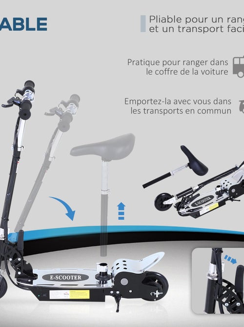 Trottinette électrique avec selle pour enfant - Kiabi