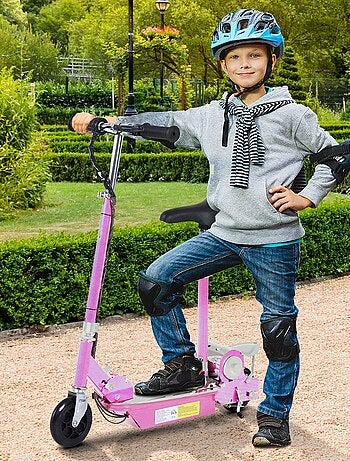 Trottinette électrique avec selle pour enfants