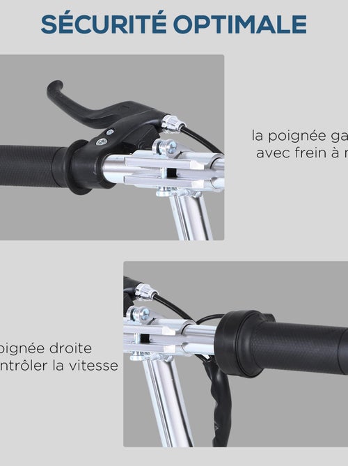 Trottinette électrique avec selle pour enfants - Kiabi