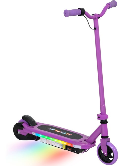 Trottinette électrique enfant led multicolore max. 10km/h béquille acier - Kiabi Trottinette électrique enfant led multicolore max. 10km/h béquille acier - Kiabi