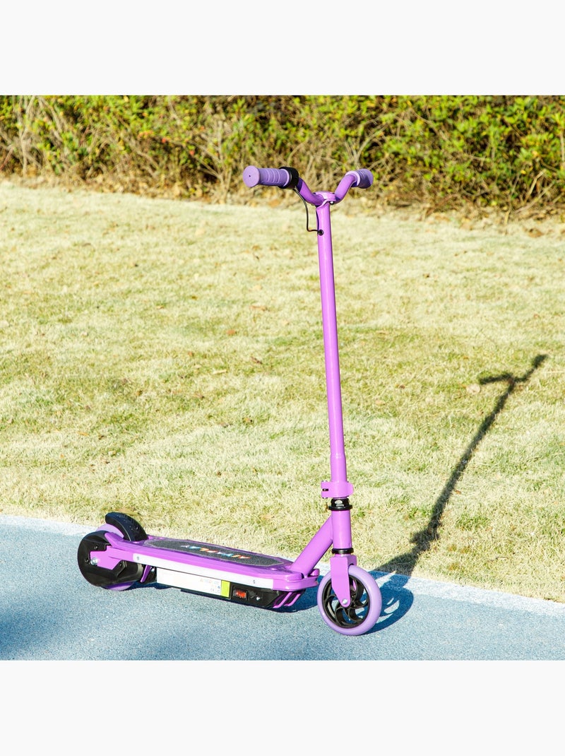 Trottinette électrique enfant led multicolore max. 10km/h béquille acier Violet - Kiabi