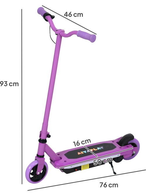 Trottinette électrique enfant led multicolore max. 10km/h béquille acier - Kiabi Trottinette électrique enfant led multicolore max. 10km/h béquille acier - Kiabi