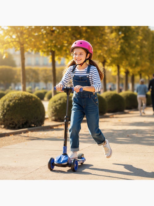 Trottinette électrique enfant pliable 3 roues 8km/h max led - Kiabi Trottinette électrique enfant pliable 3 roues 8km/h max led - Kiabi