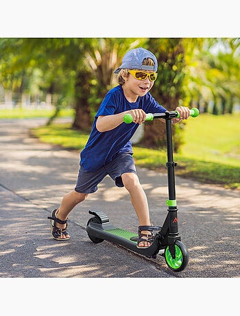 Trottinette électrique enfant pliable réglable max 8 km/h