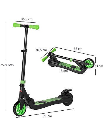 Trottinette électrique enfant pliable réglable max 8 km/h
